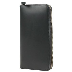 Full Grain Leather Large Zipper Clutch Wallet A875